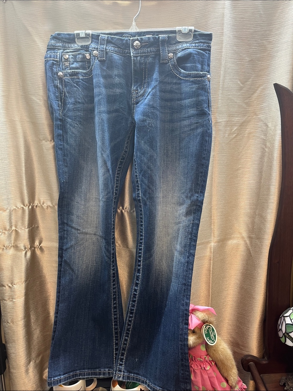 Miss Me Dark Blue Flared Jeans